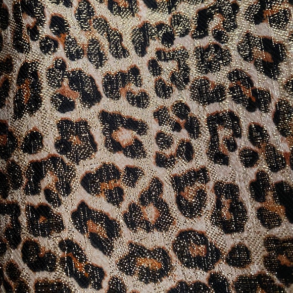 ZARA Mock Neck Leopard mini Dress with balloon sleeves - Picture 3 of 6